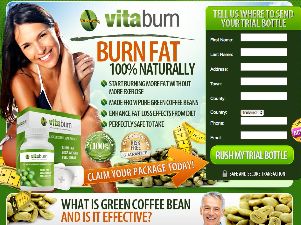 Vitaburn official website with a trial offer