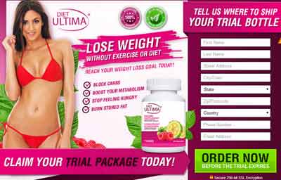 Diet Ultima website